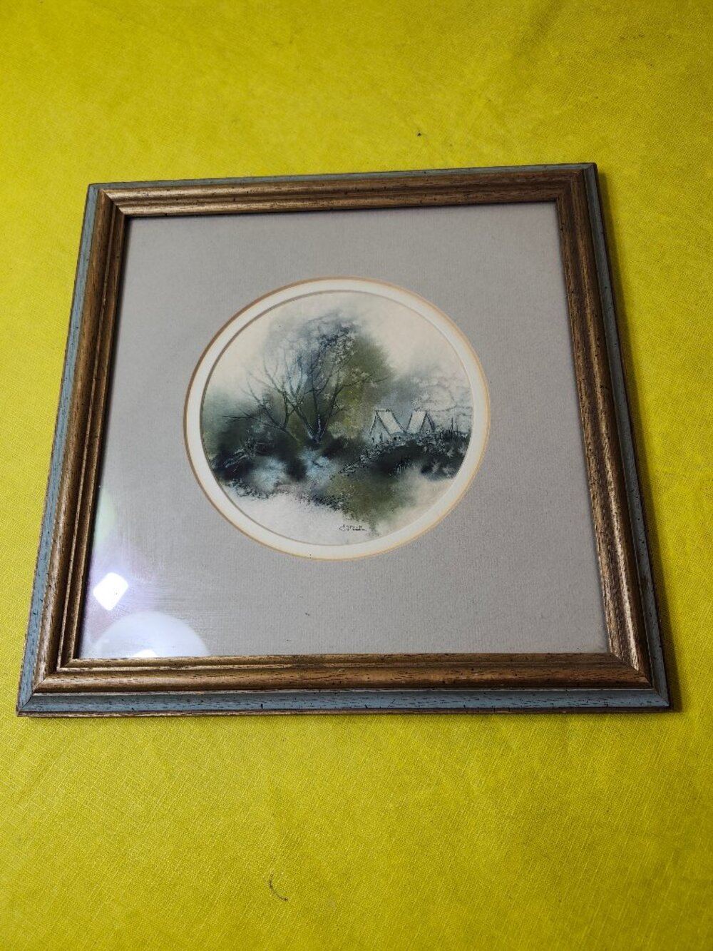 Jan Dorer Signed Watercolor Painting